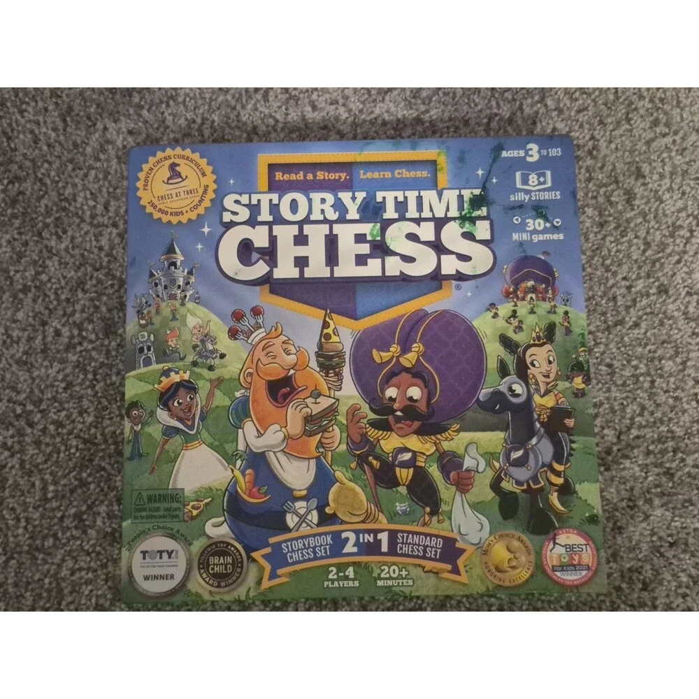 Story Time Chess Educational Game Learn Chess Replacement Parys NOT COMPLETE